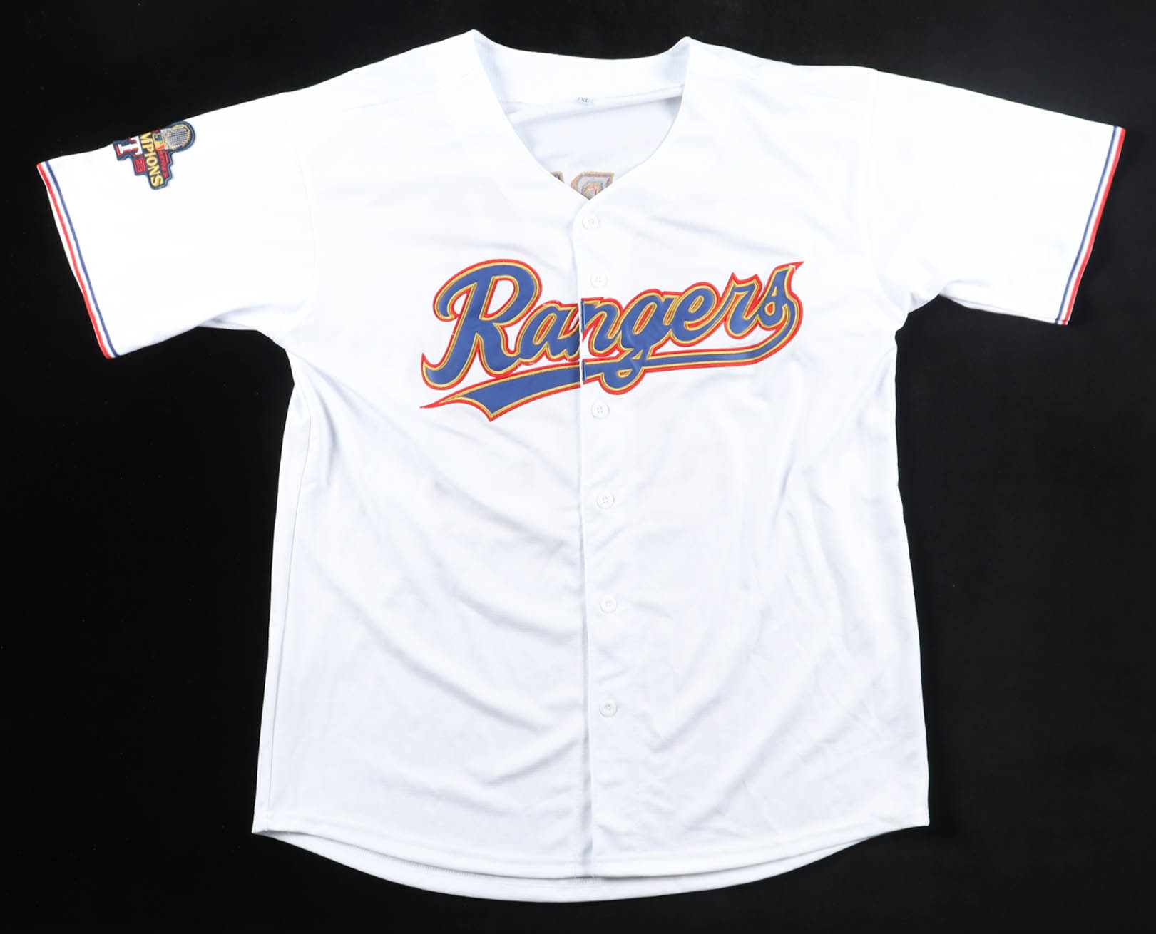 Evan Carter Signed Jersey With 2023 World Series Patch (JSA) at PristineAuction.com Evan Carter Signed Jersey With 2023 World Series Patch (JSA) at PristineAuction.com