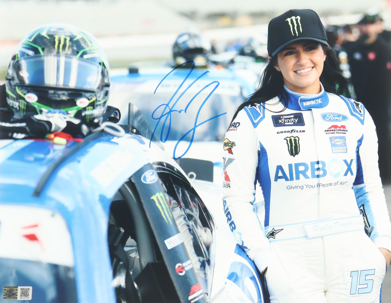 Hailie Deegan Signed Nascar 11x14 Photo (DEEGAN COA) at PristineAuction.com Hailie Deegan Signed Nascar 11x14 Photo (DEEGAN COA) at PristineAuction.com