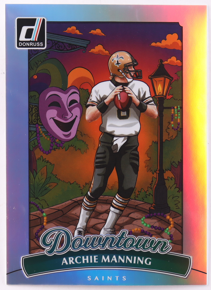 Archie Manning 2025 Panini Donruss Downtown #5 RC Jumbo at PristineAuction.com Archie Manning 2025 Panini Donruss Downtown #5 RC Jumbo at PristineAuction.com