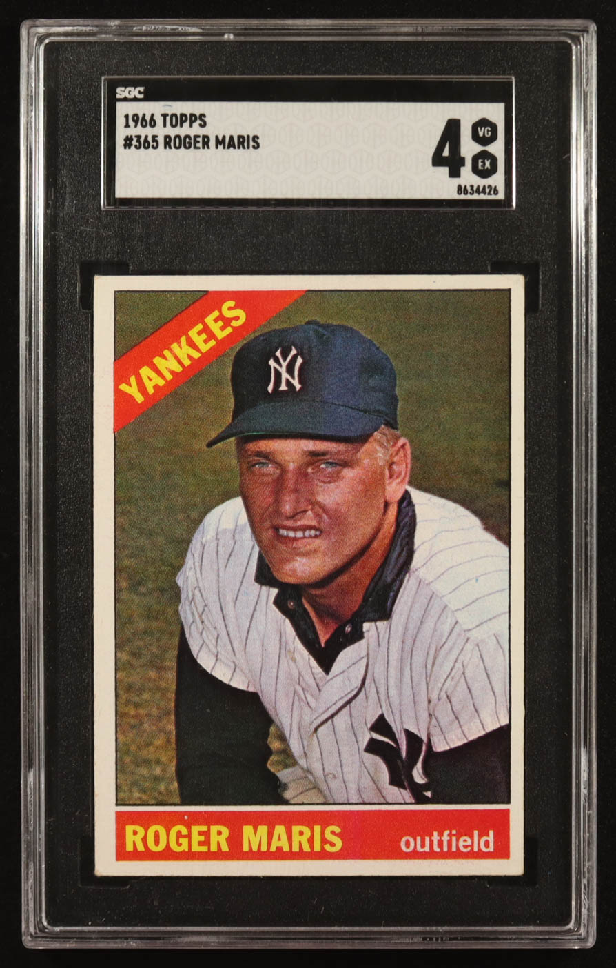 Roger Maris 1966 Topps #365 (SGC 4) at PristineAuction.com Roger Maris 1966 Topps #365 (SGC 4) at PristineAuction.com
