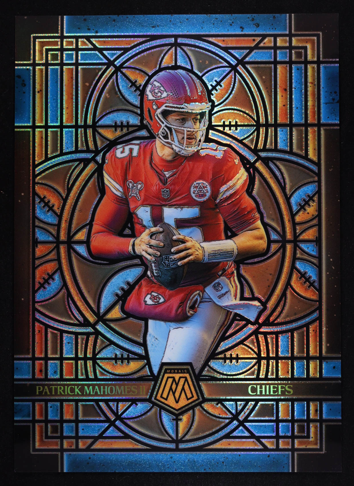 Patrick Mahomes II 2025 Panini Mosaic Stained Glass Oversized #13 at PristineAuction.com Patrick Mahomes II 2025 Panini Mosaic Stained Glass Oversized #13 at PristineAuction.com