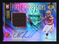 Nick Chubb 2018 Panini Illusions Patch Autograph #132 #174/325 RC at PristineAuction.com