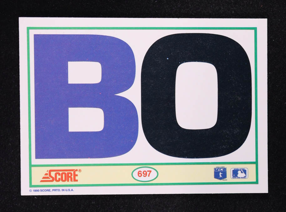 Bo Jackson 1990 Score #697 FB/BB at PristineAuction.com Bo Jackson 1990 Score #697 FB/BB at PristineAuction.com