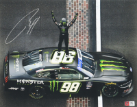Riley Herbst Signed Nascar 2024 Indy Win 11x14 Photo (PA) at PristineAuction.com