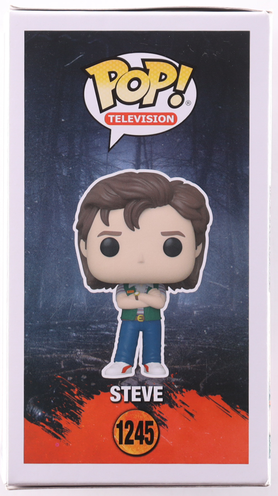 Joe Keery Signed "Stranger Things" #1245 Steve Funko Pop! Vinyl Figure (PSA) at PristineAuction.com Joe Keery Signed "Stranger Things" #1245 Steve Funko Pop! Vinyl Figure (PSA) at PristineAuction.com