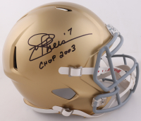 Joe Theismann Signed Notre Dame Fighting Irish Full-Size Speed Helmet Inscribed "CHOF 2003" (Schwartz Sports) at PristineAuction.com