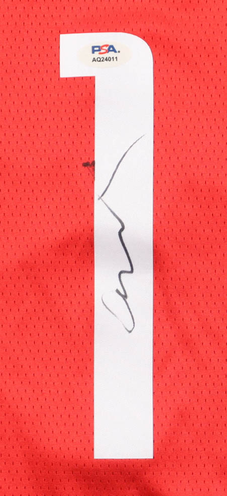 Amen Thompson Signed Rockets Nike Authentic Jersey (PSA) at PristineAuction.com Amen Thompson Signed Rockets Nike Authentic Jersey (PSA) at PristineAuction.com