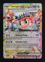 Tatsugiri ex 2024 Pokemon Scarlet and Violet Surging Sparks #142 Holo at PristineAuction.com