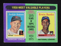 Jackie Jensen / Ernie Banks 1975 Topps #196 MVP at PristineAuction.com