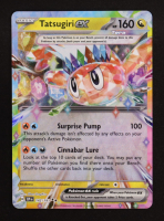 Tatsugiri ex 2024 Pokemon Scarlet and Violet Surging Sparks #142 Holo at PristineAuction.com