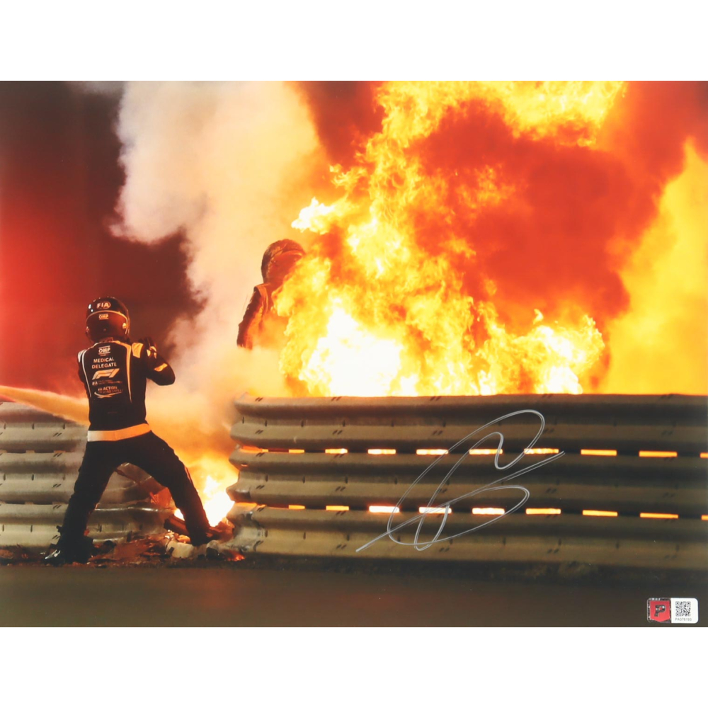 Romain Grosjean Signed F1 11x14 Photo (PA) at PristineAuction.com