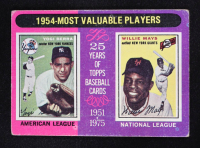 Yogi Berra / Willie Mays 1975 Topps #192 MVP at PristineAuction.com