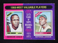 Frank Robinson / Roberto Clemente 1975 Topps #204 MVP at PristineAuction.com