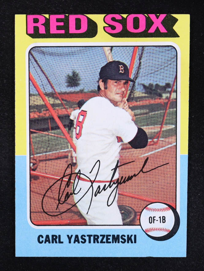 Carl Yastrzemski 1975 Topps #280 at PristineAuction.com Carl Yastrzemski 1975 Topps #280 at PristineAuction.com