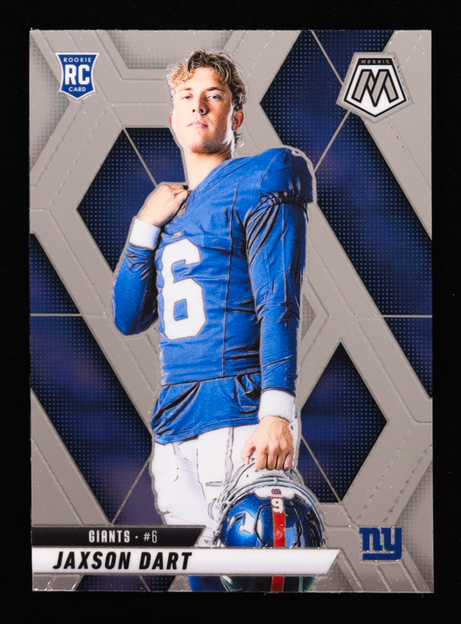 Jaxson Dart 2025 Panini Mosaic #288 VAR RC at PristineAuction.com Jaxson Dart 2025 Panini Mosaic #288 VAR RC at PristineAuction.com