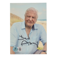 Sir David Attenborough Signed 4x6 Photo (PSA) at PristineAuction.com