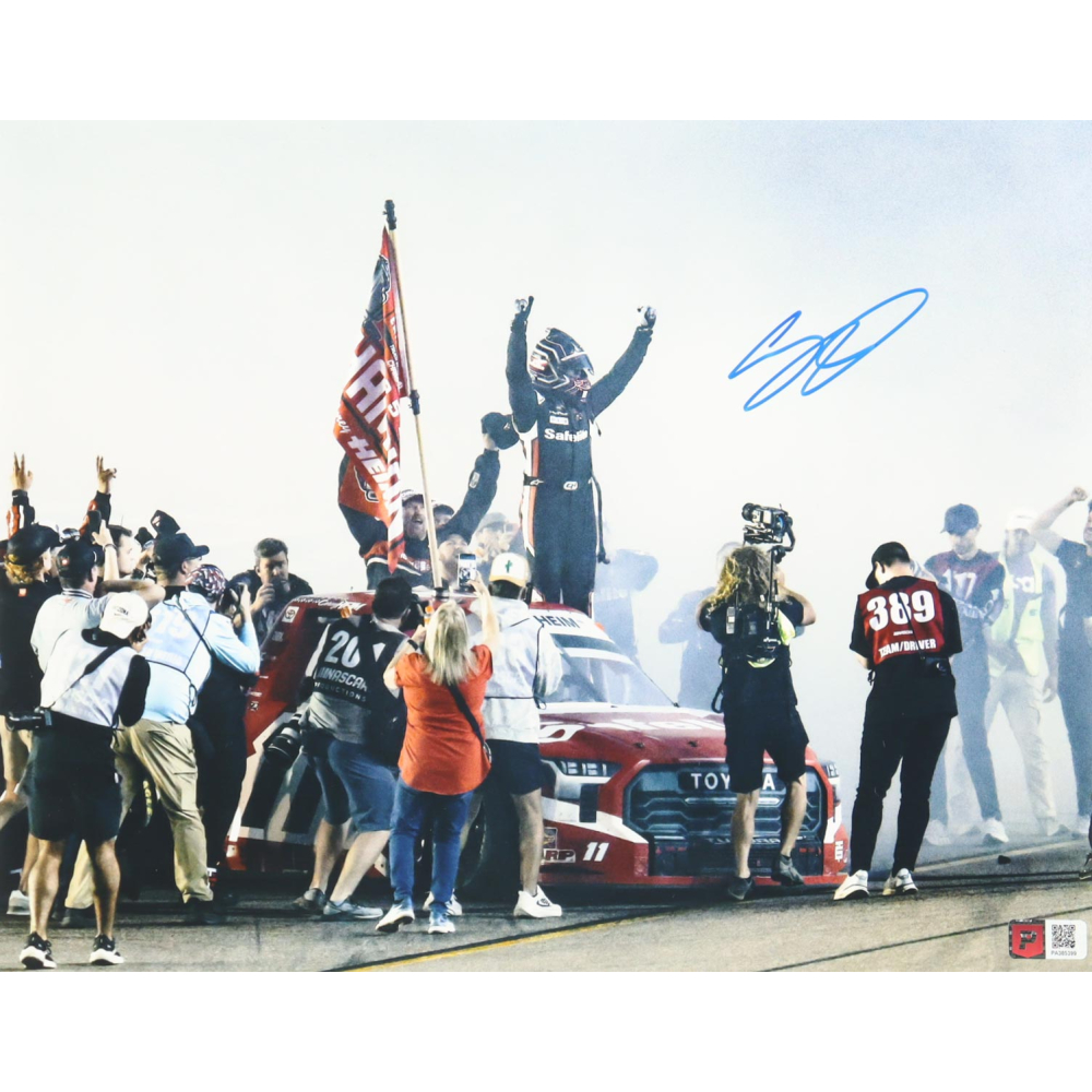Corey Heim Signed Nascar 2025 Phoenix Win 11x14 Photo (PA) at PristineAuction.com