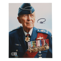 Honorary Lieutenant-General Richard Rohmer Signed 8x10 Photo (Beckett) at PristineAuction.com