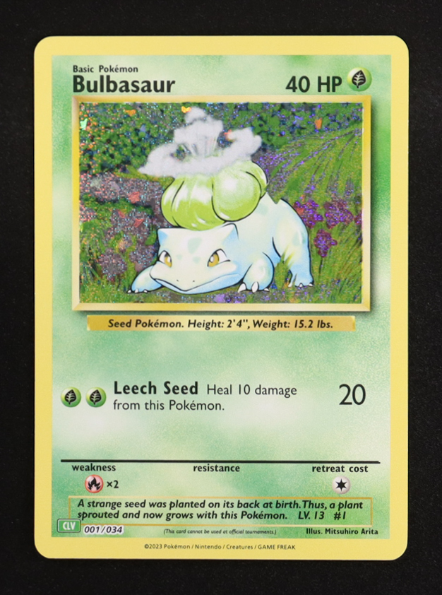 Bulbasaur 2023 Pokemon Trading Card Game Classic Venusaur and Lugia ex Deck #001 at PristineAuction.com Bulbasaur 2023 Pokemon Trading Card Game Classic Venusaur and Lugia ex Deck #001 at PristineAuction.com