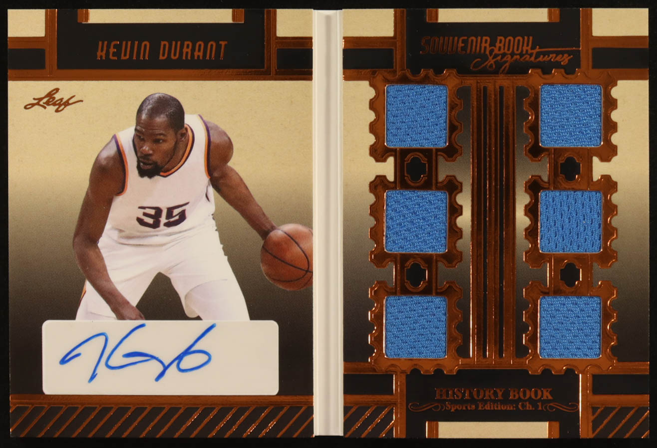 Kevin Durant 2023 Leaf History Book Sports Edition Chapter One Souvenir Book Signatures Bronze #SBSKD1 #16/25 at PristineAuction.com Kevin Durant 2023 Leaf History Book Sports Edition Chapter One Souvenir Book Signatures Bronze #SBSKD1 #16/25 at PristineAuction.com
