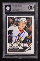 Brady Tkachuk Signed 2018-19 Parkhurst #370 RC (BGS) at PristineAuction.com