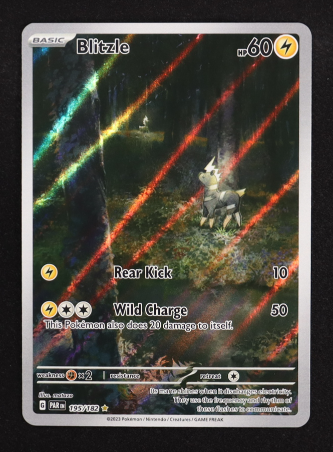 Blitzle 2023 Pokemon TCG Scarlet & Violet Paradox Rift #195 at PristineAuction.com Blitzle 2023 Pokemon TCG Scarlet & Violet Paradox Rift #195 at PristineAuction.com