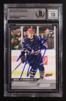 Beckett Sennecke Signed 2023-24 Upper Deck CHL #345 (BGS | Autograph Graded 10) at PristineAuction.com