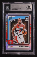 Alexandre Sarr Signed 2024-25 Donruss Optic Holo #276 RC (BGS) at PristineAuction.com