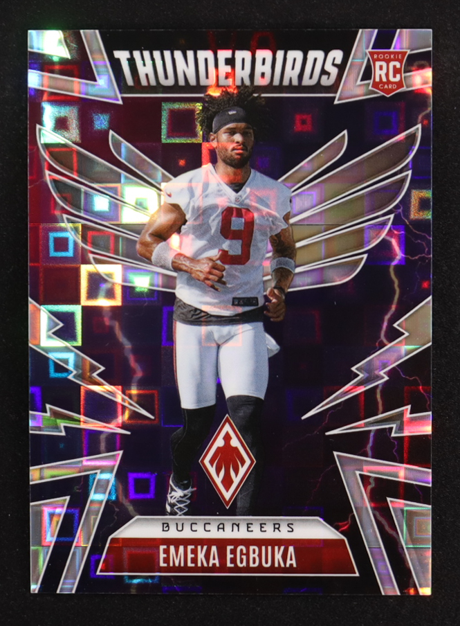 Emeka Egbuka 2025 Panini Phoenix Thunderbirds Silver Pandora #47 #83/249 RC at PristineAuction.com Emeka Egbuka 2025 Panini Phoenix Thunderbirds Silver Pandora #47 #83/249 RC at PristineAuction.com