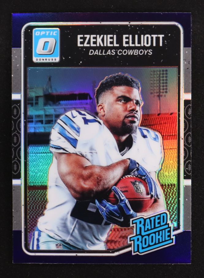 Ezekiel Elliott 2016 Donruss Optic Holo #168 RR RC at PristineAuction.com Ezekiel Elliott 2016 Donruss Optic Holo #168 RR RC at PristineAuction.com
