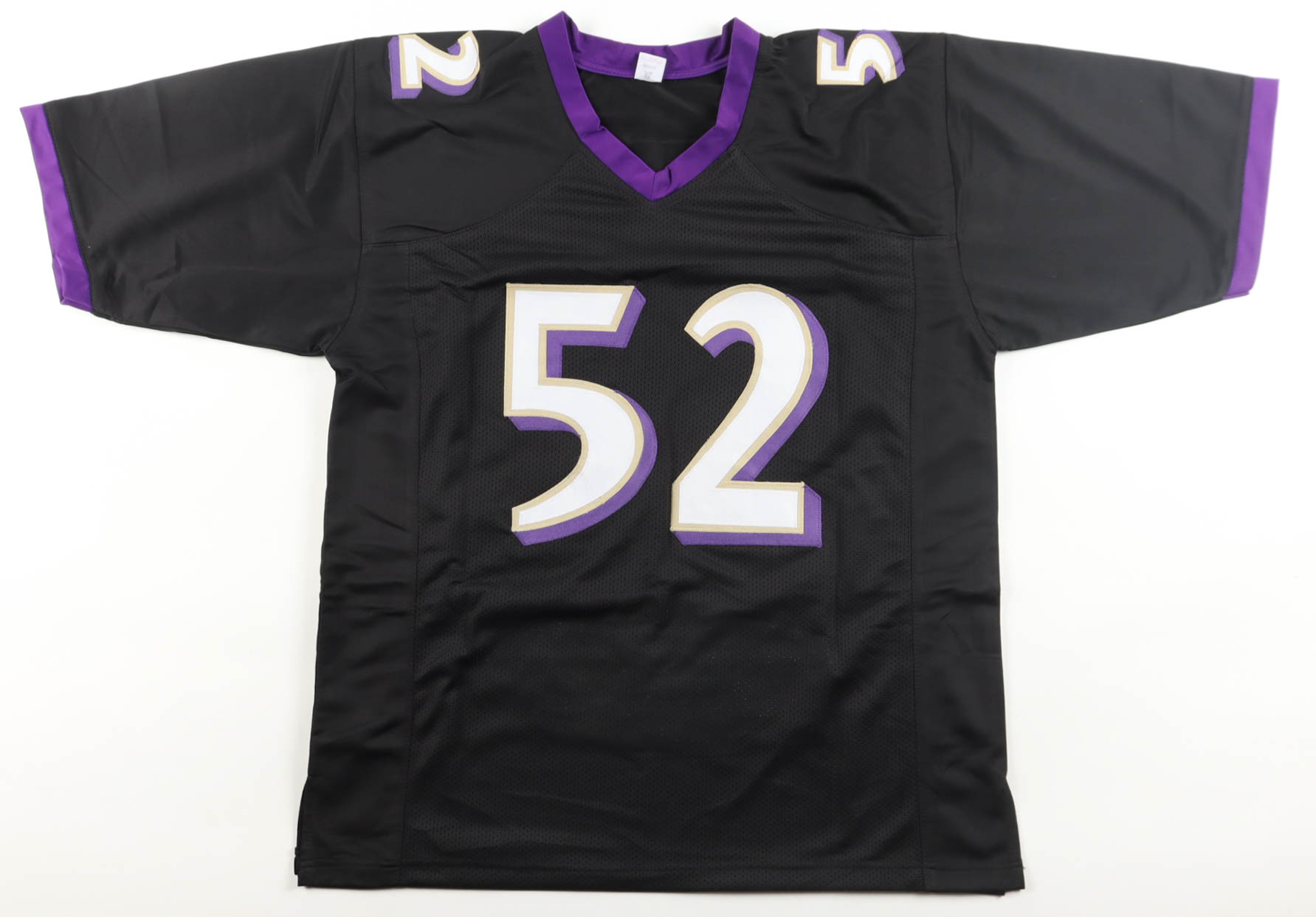 Ray Lewis Signed Career Highlight Stat Jersey (Beckett) at PristineAuction.com Ray Lewis Signed Career Highlight Stat Jersey (Beckett) at PristineAuction.com