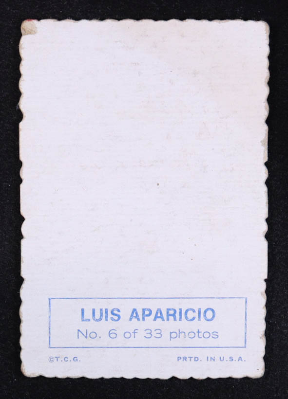 Luis Aparicio 1969 Topps Deckle Edge #6 at PristineAuction.com Luis Aparicio 1969 Topps Deckle Edge #6 at PristineAuction.com