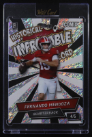 Fernando Mendoza 2025 Wild Card Comix Improbable B&W Stealth #ACIMFM09 #4/5 RC at PristineAuction.com