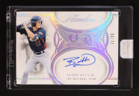 Bobby Witt Jr. 2025 Panini Flawless USA Baseball Signatures #2 #11/20 at PristineAuction.com