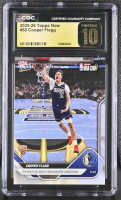 Cooper Flagg 2025-26 Topps Now #60 RC (CGC Pristine 10 | Black Label) at PristineAuction.com