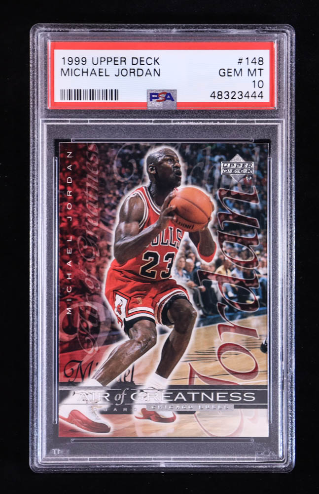 Michael Jordan 1999-00 Upper Deck #148 AIR (PSA 10) at PristineAuction.com Michael Jordan 1999-00 Upper Deck #148 AIR (PSA 10) at PristineAuction.com