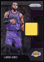 LeBron James 2019-20 Panini Prizm Sensational Swatches #73 at PristineAuction.com
