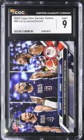 Stephen Curry / LeBron James / Kevin Durant 2024 Topps Now Olympic Games #26 (CGC 9) at PristineAuction.com