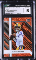 Jayden Daniels 2024 Leaf Collective Promos Pro Set Orange Shimmer #PSB-3 #223/299 RC (CGC 10) at PristineAuction.com