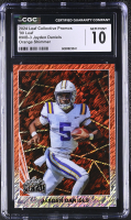 Jayden Daniels 2024 Leaf Collective Promos '90 Leaf Orange Shimmer #90B-3 #93/299 RC (CGC 10) at PristineAuction.com