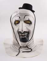 David Howard Thornton Signed "Terrifier" Art the Clown Mask Inscribed "Art the Clown" with Hand-Drawn Art Sketch (JSA) at PristineAuction.com