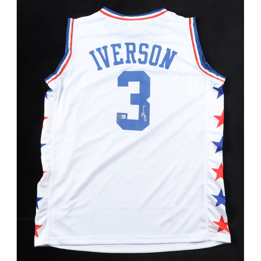 Allen Iverson Signed Jersey (Beckett) at PristineAuction.com
