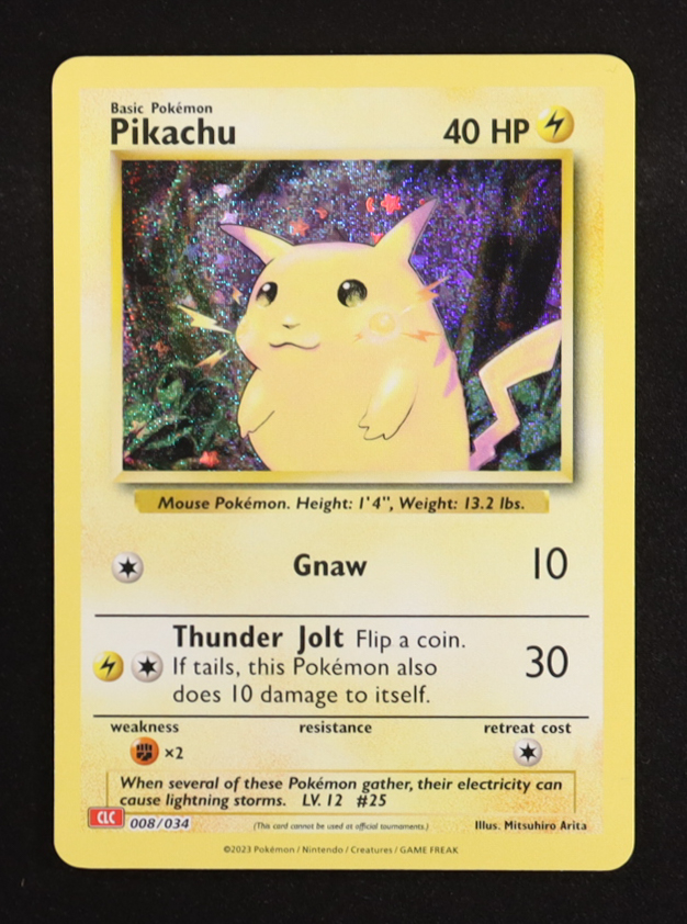 Pikachu 2023 Pokemon Trading Card Game Classic Charizard and Ho-Oh ex Deck #008 at PristineAuction.com Pikachu 2023 Pokemon Trading Card Game Classic Charizard and Ho-Oh ex Deck #008 at PristineAuction.com