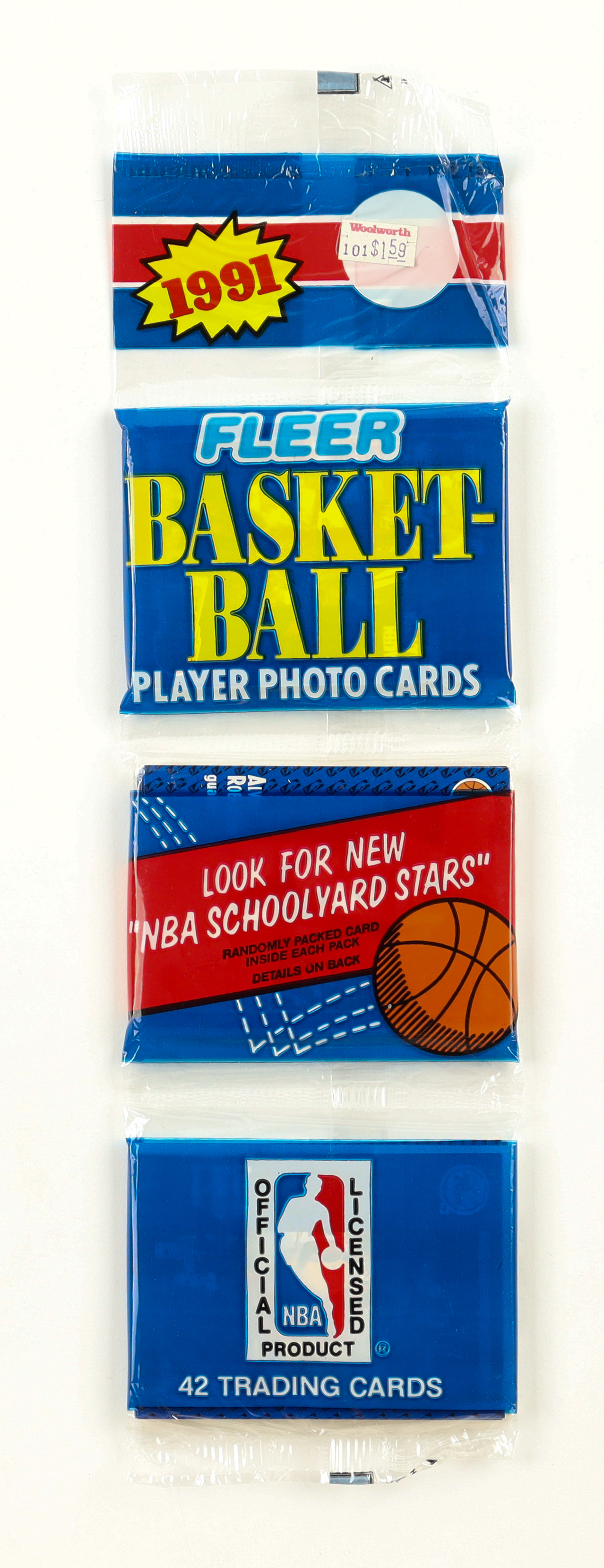 1991 Fleer Basketball Player Photo Cards Rack Pack with (42) Cards at PristineAuction.com 1991 Fleer Basketball Player Photo Cards Rack Pack with (42) Cards at PristineAuction.com