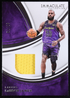 LeBron James 2024-25 Immaculate Collection Materials #32 #52/99 at PristineAuction.com