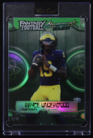 Bryce Underwood 2026 Atompunk Fantasy Football Green Refractor #FAPGR5BU #1/4 RC at PristineAuction.com
