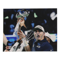 Mike MacDonald Signed Seahawks 8x10 Photo (Beckett) at PristineAuction.com
