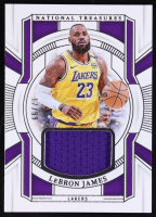 LeBron James 2024-25 Panini National Treasures Franchise Treasures Materials #4 #17/99 at PristineAuction.com