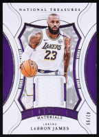 LeBron James 2024-25 Panini National Treasures NBA Materials #29 #42/99 at PristineAuction.com