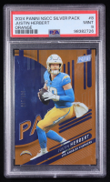 Justin Herbert 2024 Panini NSCC Silver Pack Orange #8 #096/199 (PSA 9) at PristineAuction.com